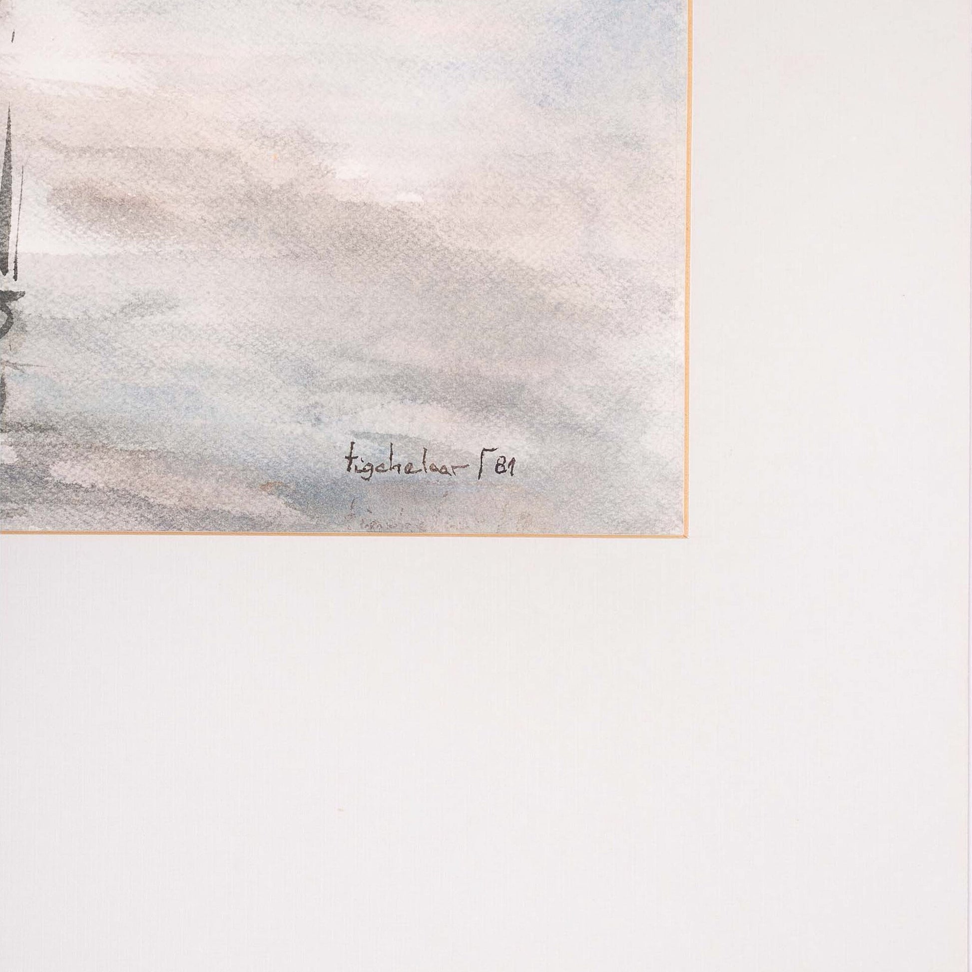 A. Tigchelaar, 'Landschap'; 1981-4