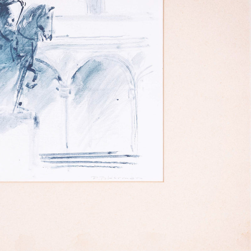 P. Polderman, 'Piazza Della SS Annunziata Firenze'; 1980-zoom-