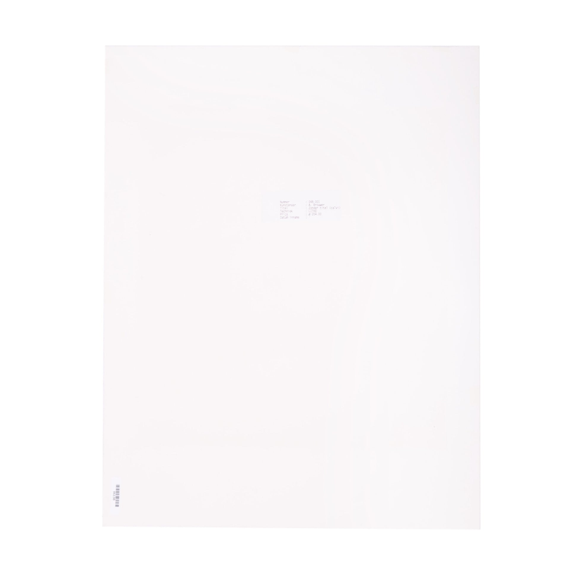 Ardi Brouwer, 'Zonder titel (Calvi)'; 1989-6