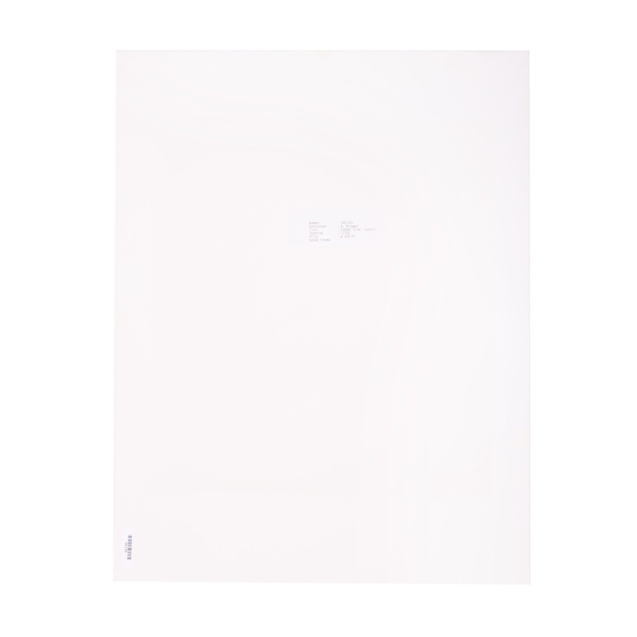 Ardi Brouwer, 'Zonder titel (Calvi)'; 1989-zoom-6
