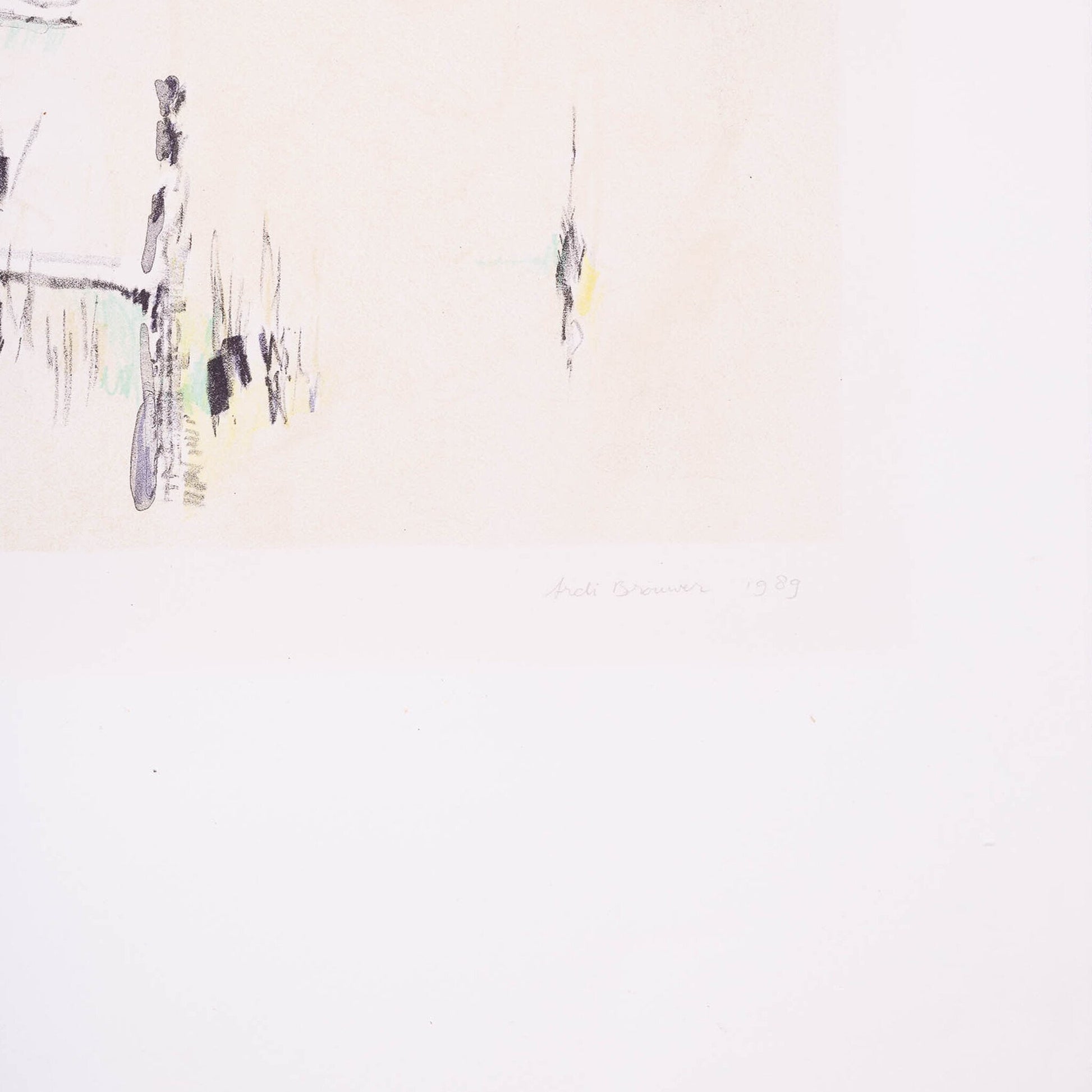 Ardi Brouwer, 'Zonder titel (Calvi)'; 1989-4