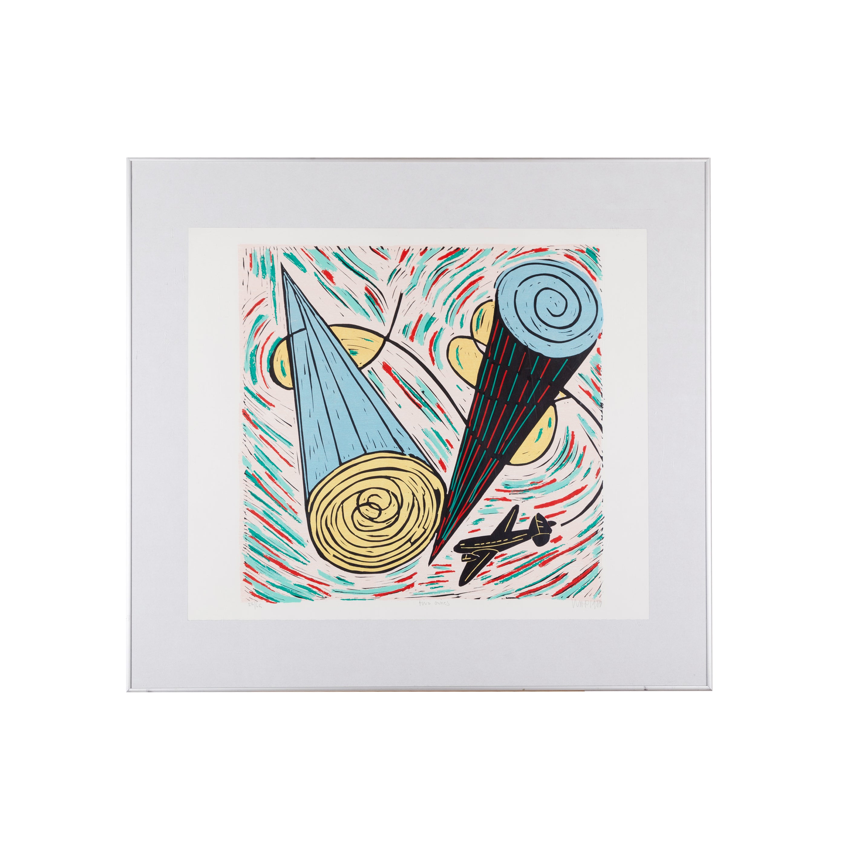 Hans Wap, 'Two cones', 1988-zoom-1