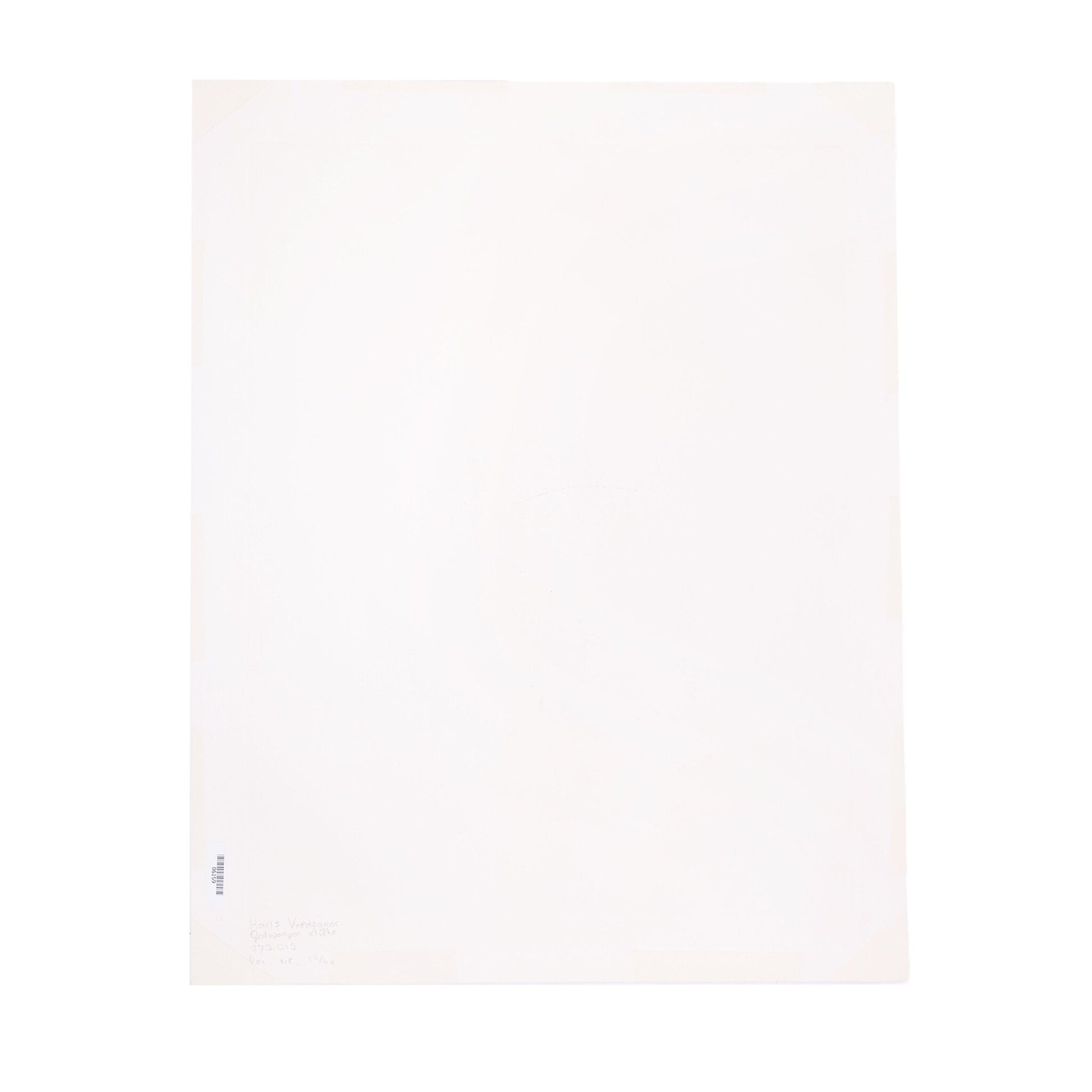 Hans Vredegoor, 'Gedwongen stilte III'; 1984-6