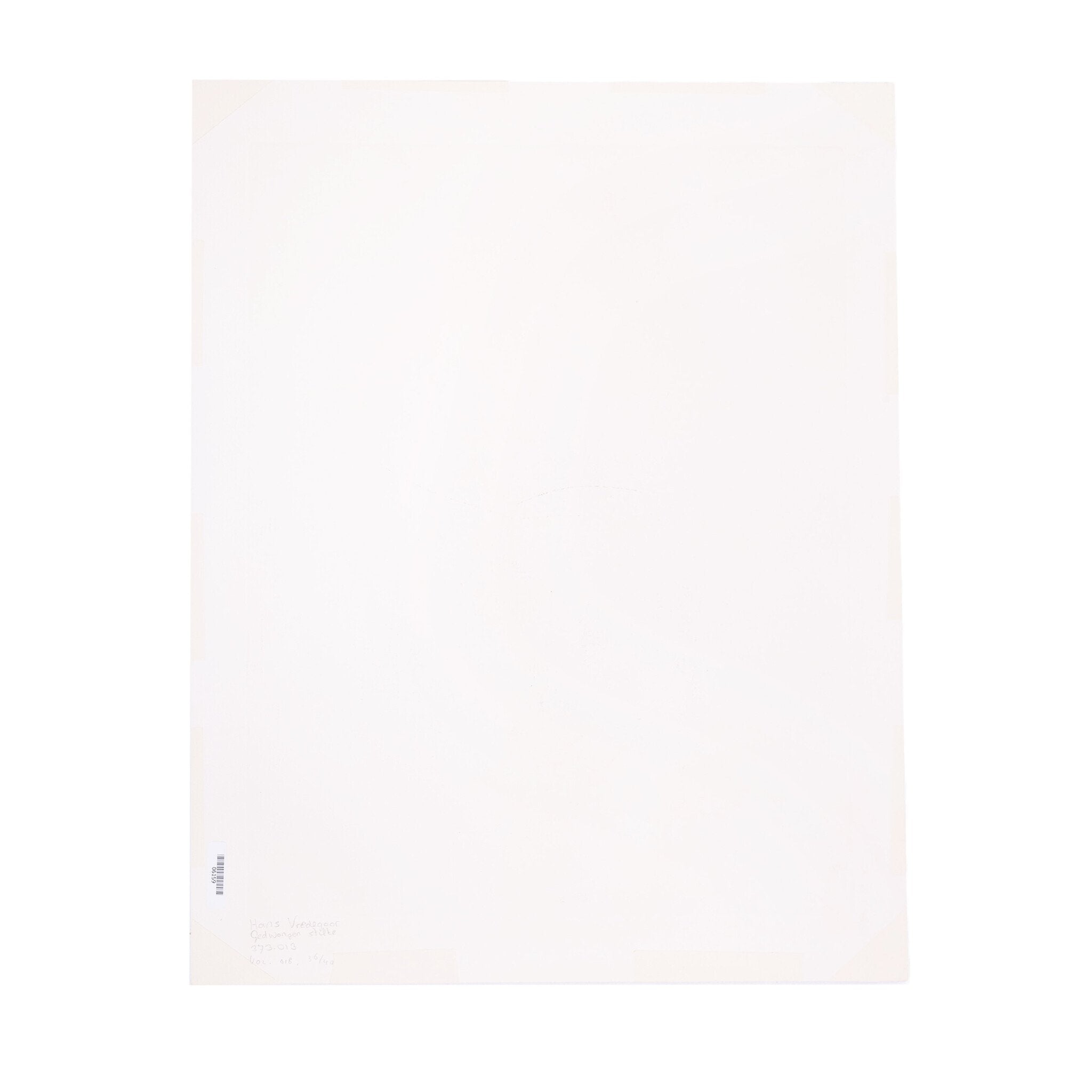 Hans Vredegoor, 'Gedwongen stilte III'; 1984-zoom-6