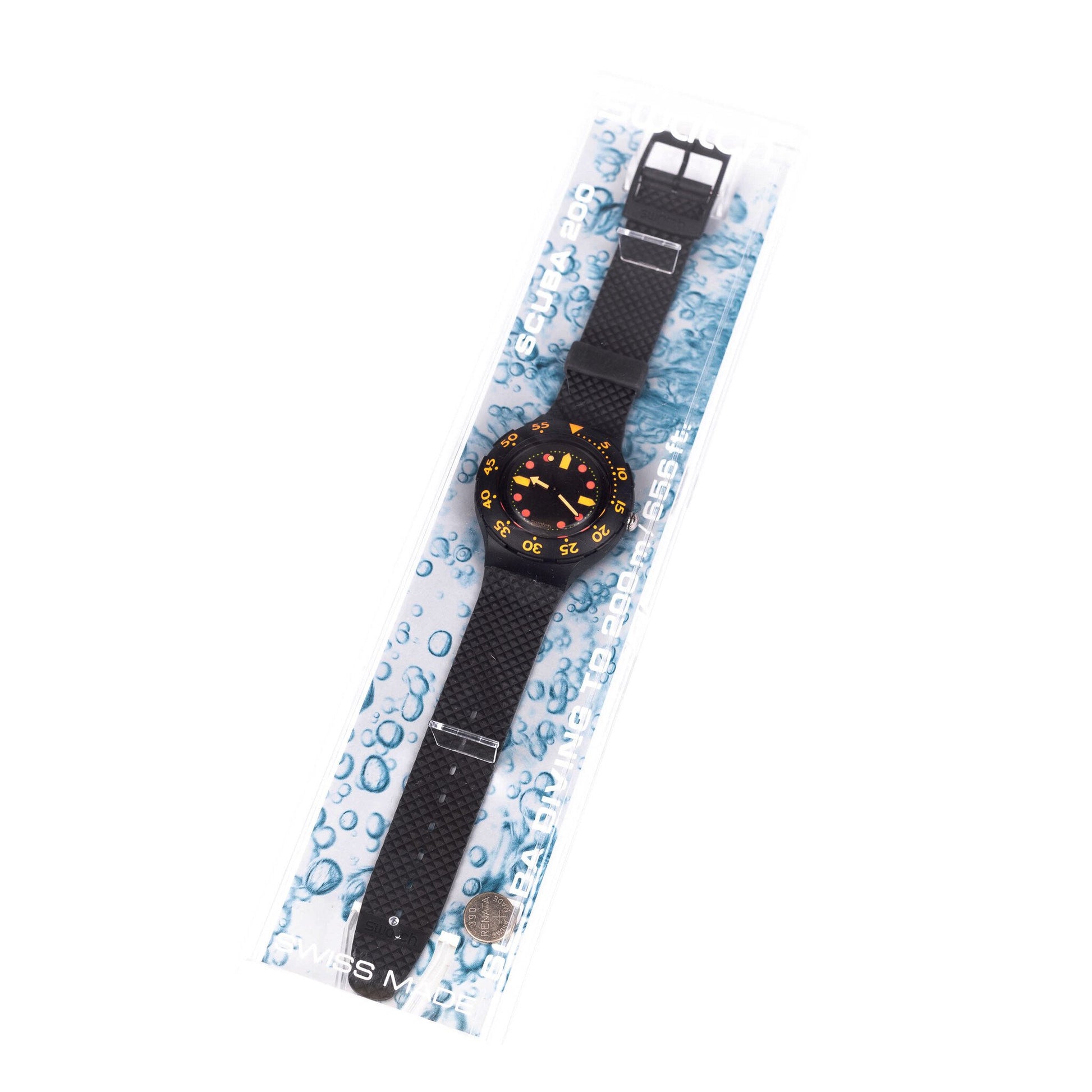 Swatch 'Barrier Reef', 1990; Swatch 'Black Wave', 1992-5