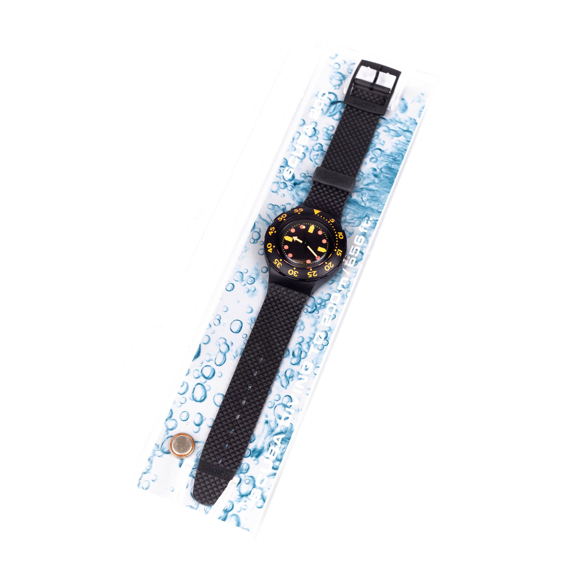 Swatch 'Barrier Reef', 1990; Swatch 'Black Wave', 1992-6