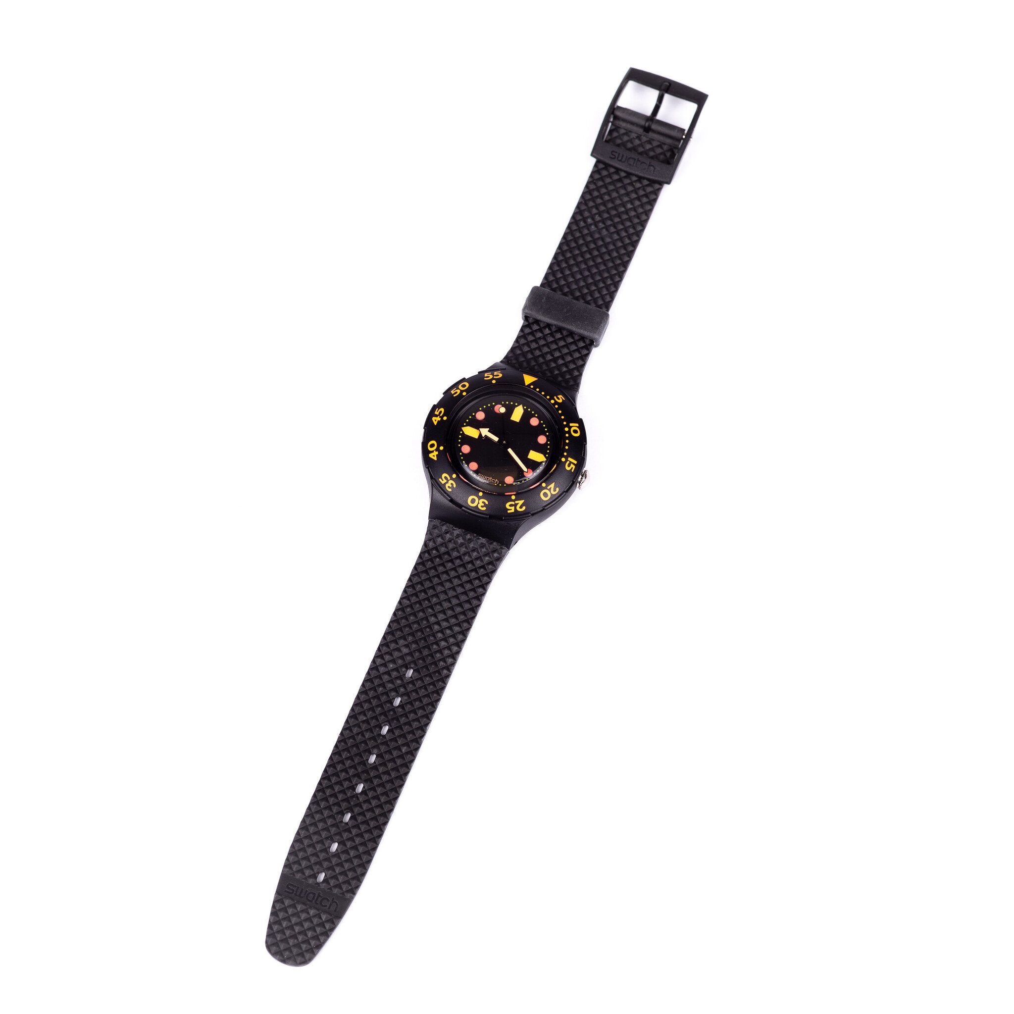 Swatch 'Barrier Reef', 1990; Swatch 'Black Wave', 1992-zoom-3