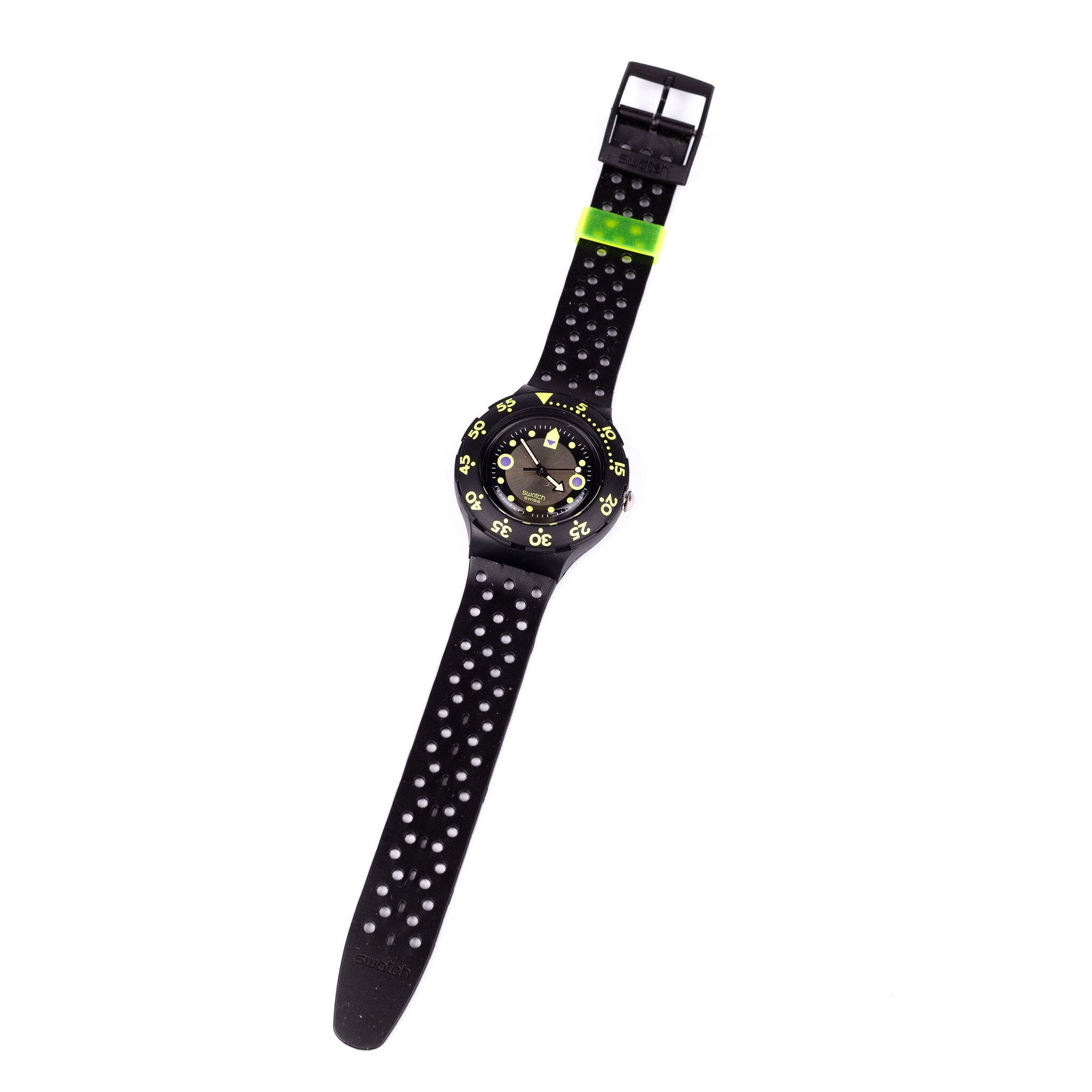 Swatch 'Barrier Reef', 1990; Swatch 'Black Wave', 1992-zoom-8