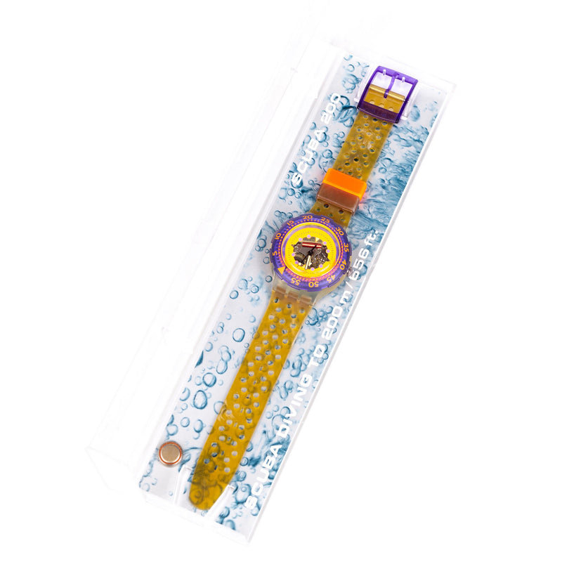 Swatch 'Hyppocampus', 1991; Swatch 'Silver Trace', 1993-zoom-