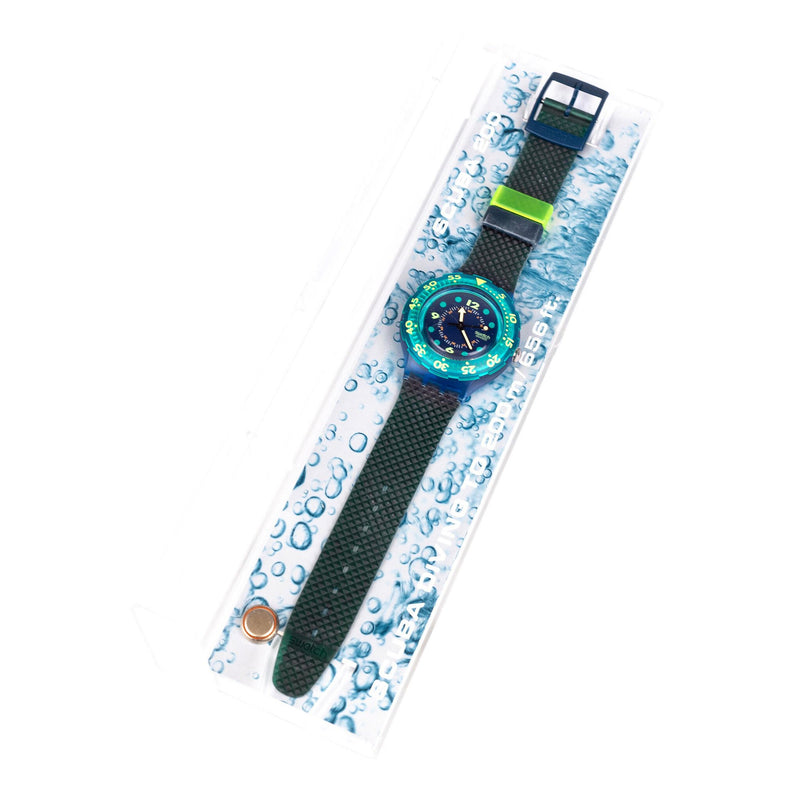 Swatch 'Blue Moon', 1991; Swatch 'Blue Matic', 1993-zoom-