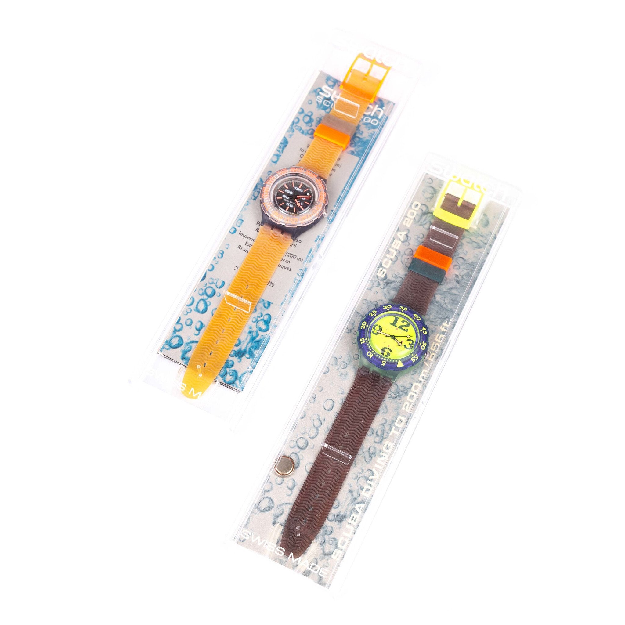 Swatch 'Spray Up', 1992; Swatch 'Morgan', 1994-zoom-1