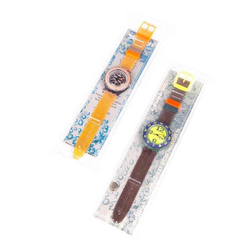 Swatch 'Spray Up', 1992; Swatch 'Morgan', 1994-zoom-