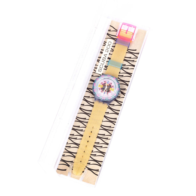 Swatch 'Swordfish', 1993; Swatch 'Ice Party', 1995-zoom-