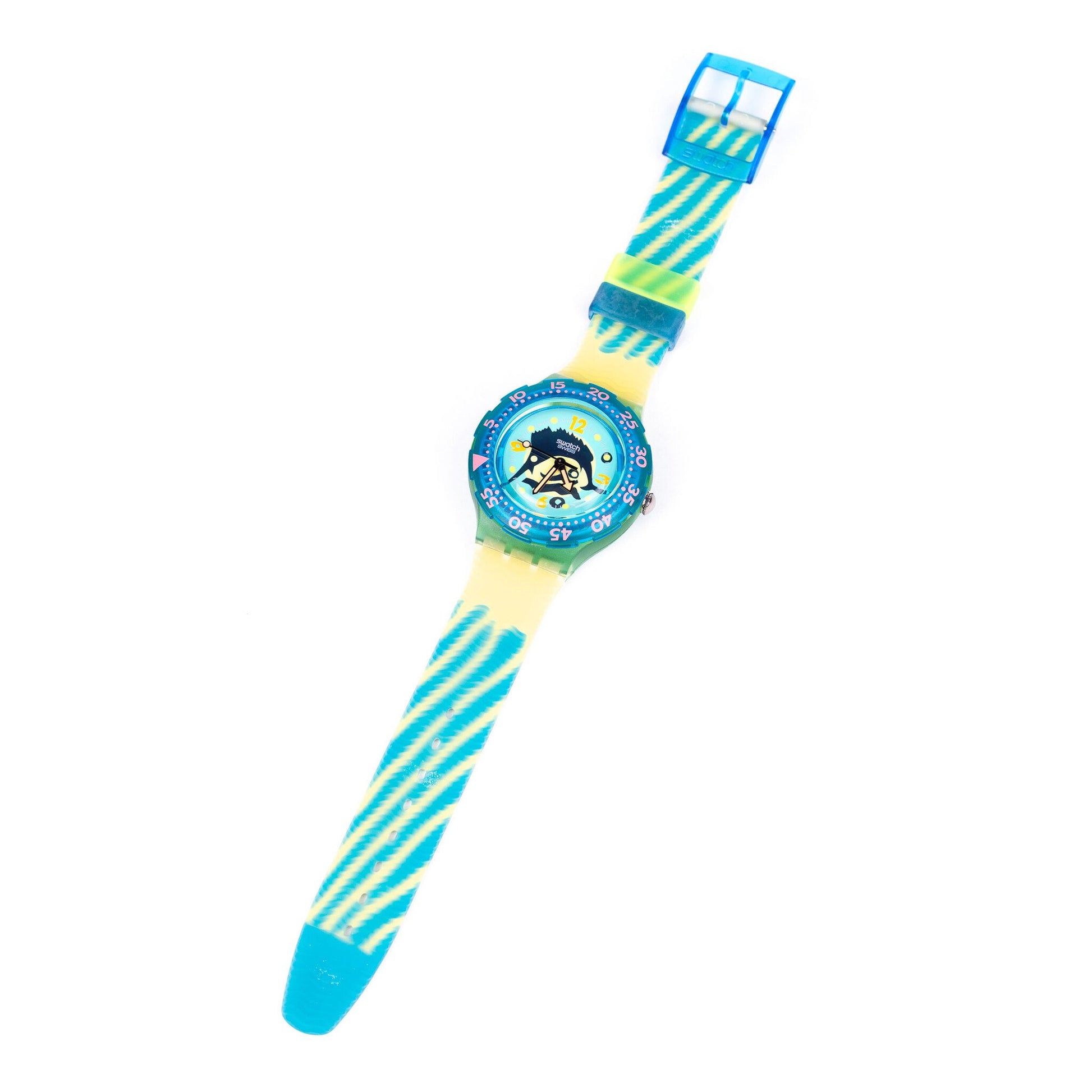 Swatch 'Swordfish', 1993; Swatch 'Ice Party', 1995-6