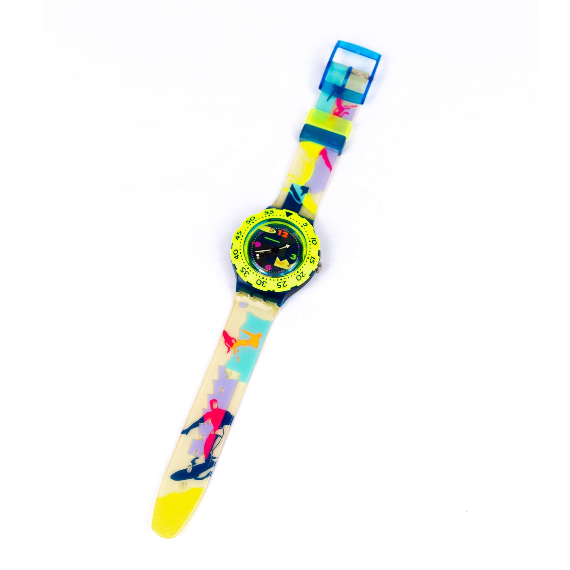 Swatch 'Bombola', 1993; Swatch 'Over the wave', 1993-6