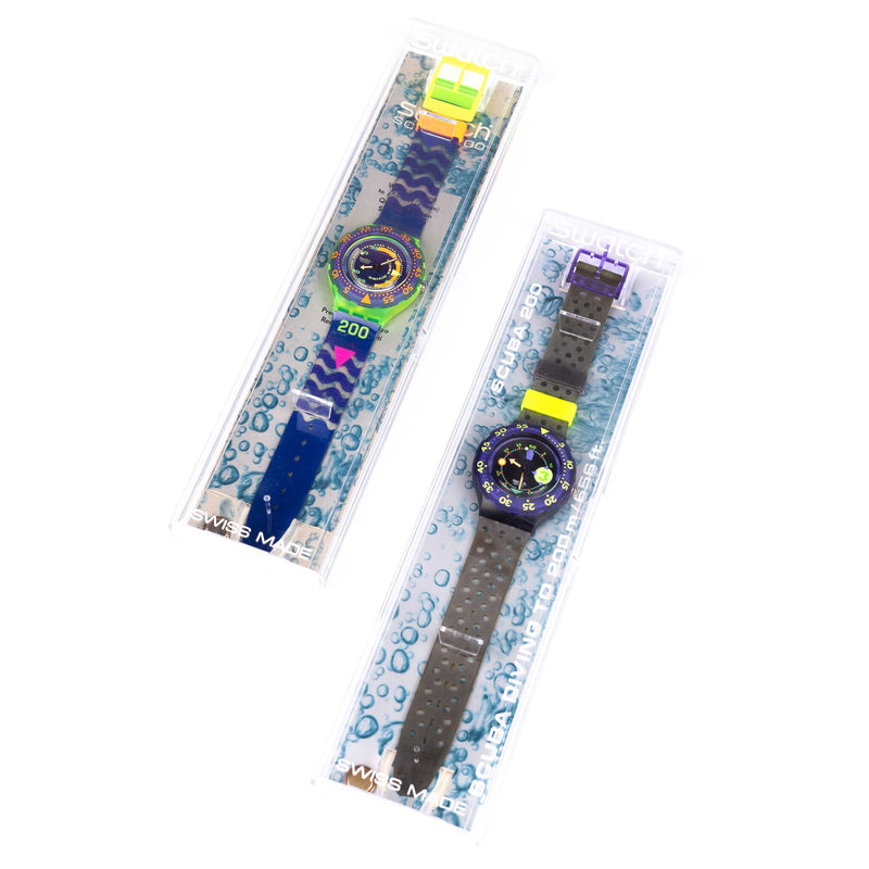 Swatch 'Captain Nemo', 1992; Swatch 'Coming Tide', 1992-zoom-
