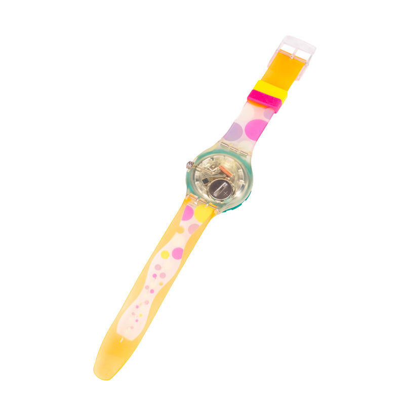 Swatch, 'Sea Grapes', 1992; 'Eggs Dream' 1994 en 'Tropical Heat', 2002-zoom-