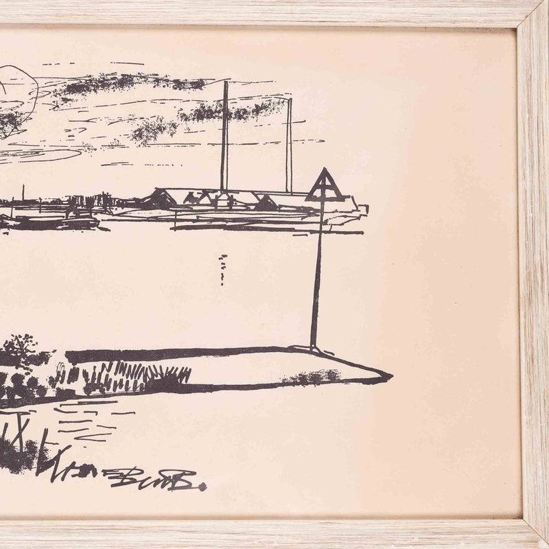 Drie reproducties in lijst-zoom-