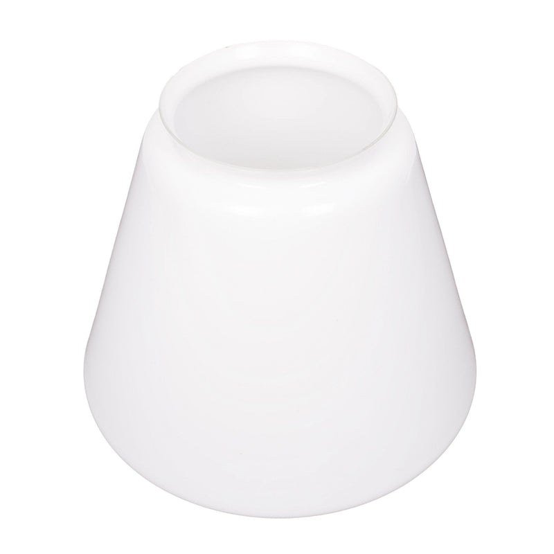 Conische witte lampenkap, halverwege 20e eeuw-zoom-