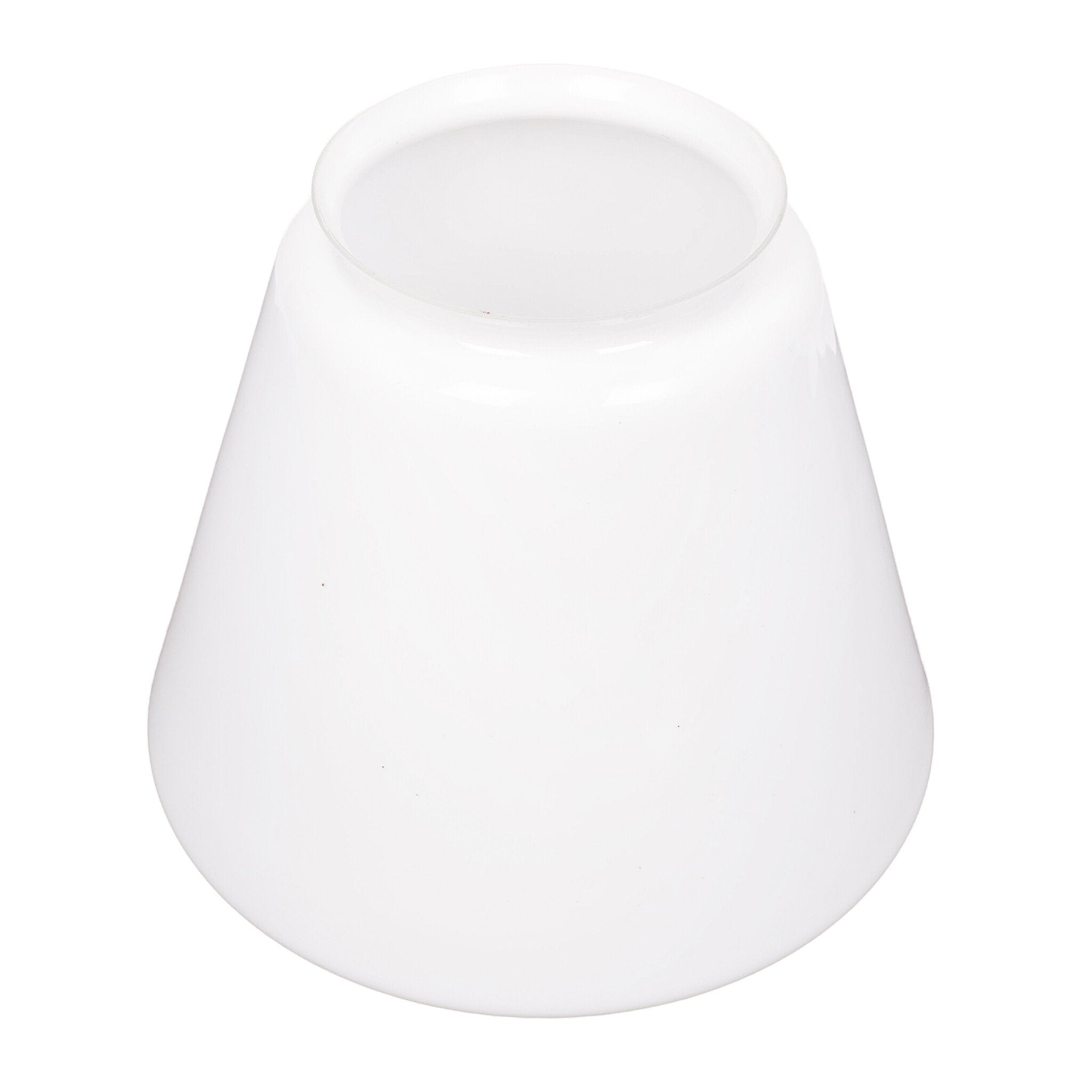 Conische witte lampenkap, halverwege 20e eeuw-zoom-5