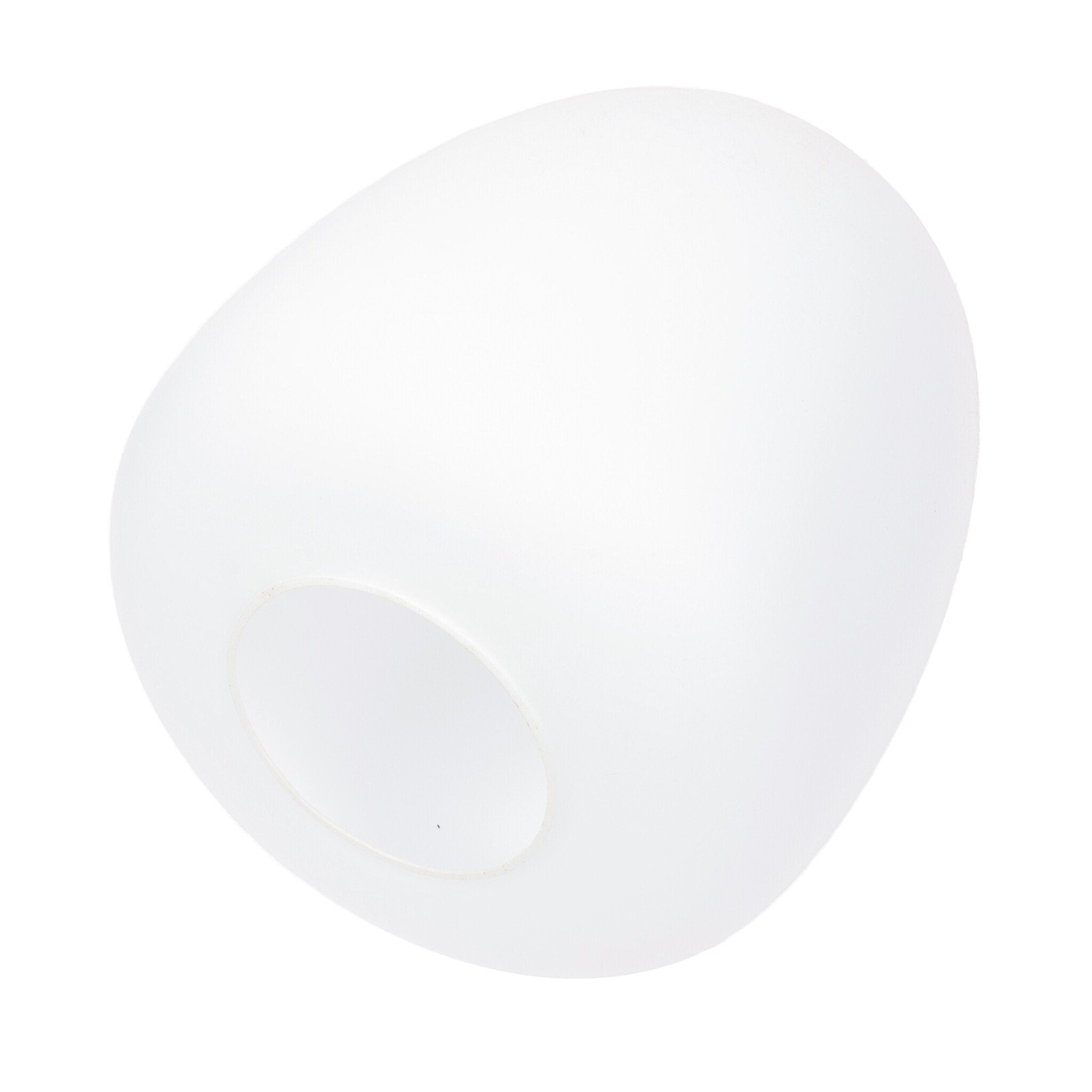 Licht conische witte lampenkap, halverwege 20e eeuw-zoom-2
