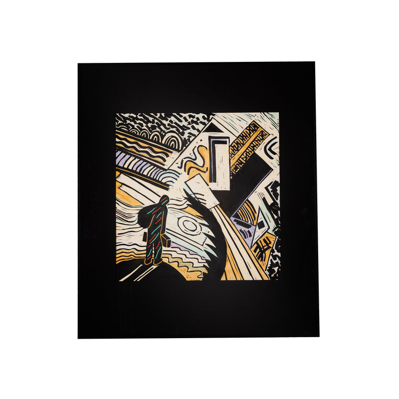 Hans Wap, 'Man in landschap', 1988-zoom-