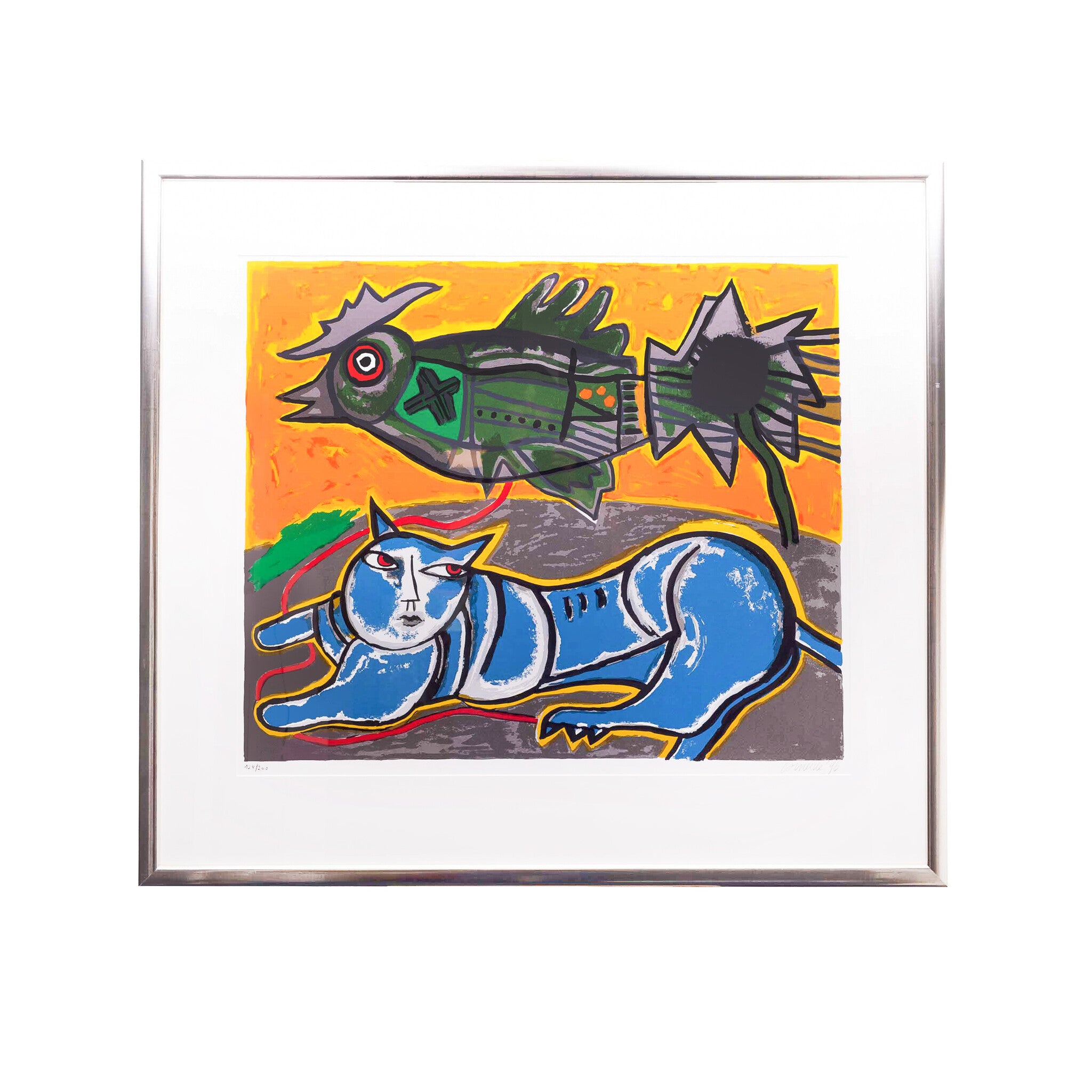 Corneille, 'Le chat bleu', 1996-zoom-1