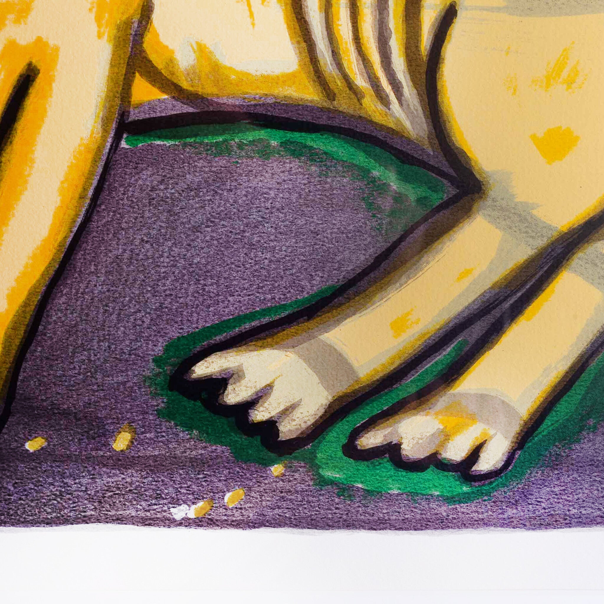 Corneille, 'Le chat jaune', 1996-zoom-6