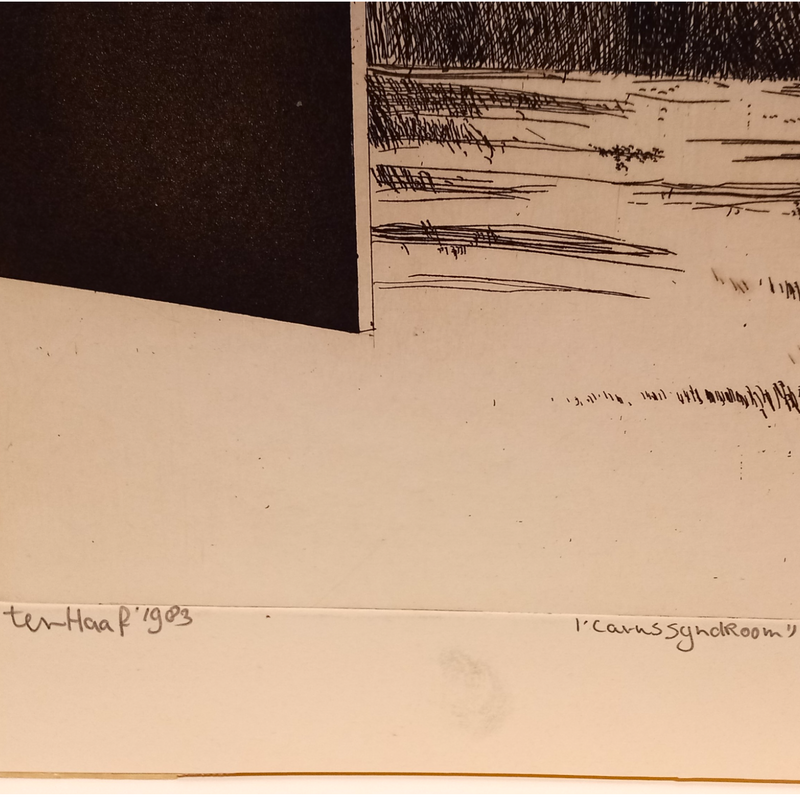Dick ten Haaf, 'I'carussyndroom', 1983; 'Parasols in de regen', 1984-zoom-