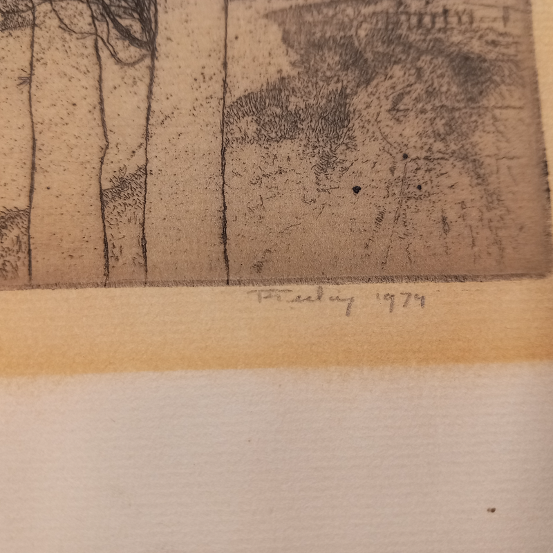 Peter Teeling, 'Rivierlandschap', 1974; 'Rotskust 1', 1975-zoom-