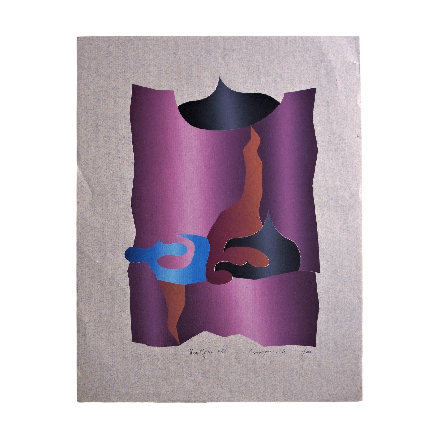 Wim Koster, 'Compositie nr.6', 1983; Zonder titel ('1984 / XI / 2'), 1984-zoom-3