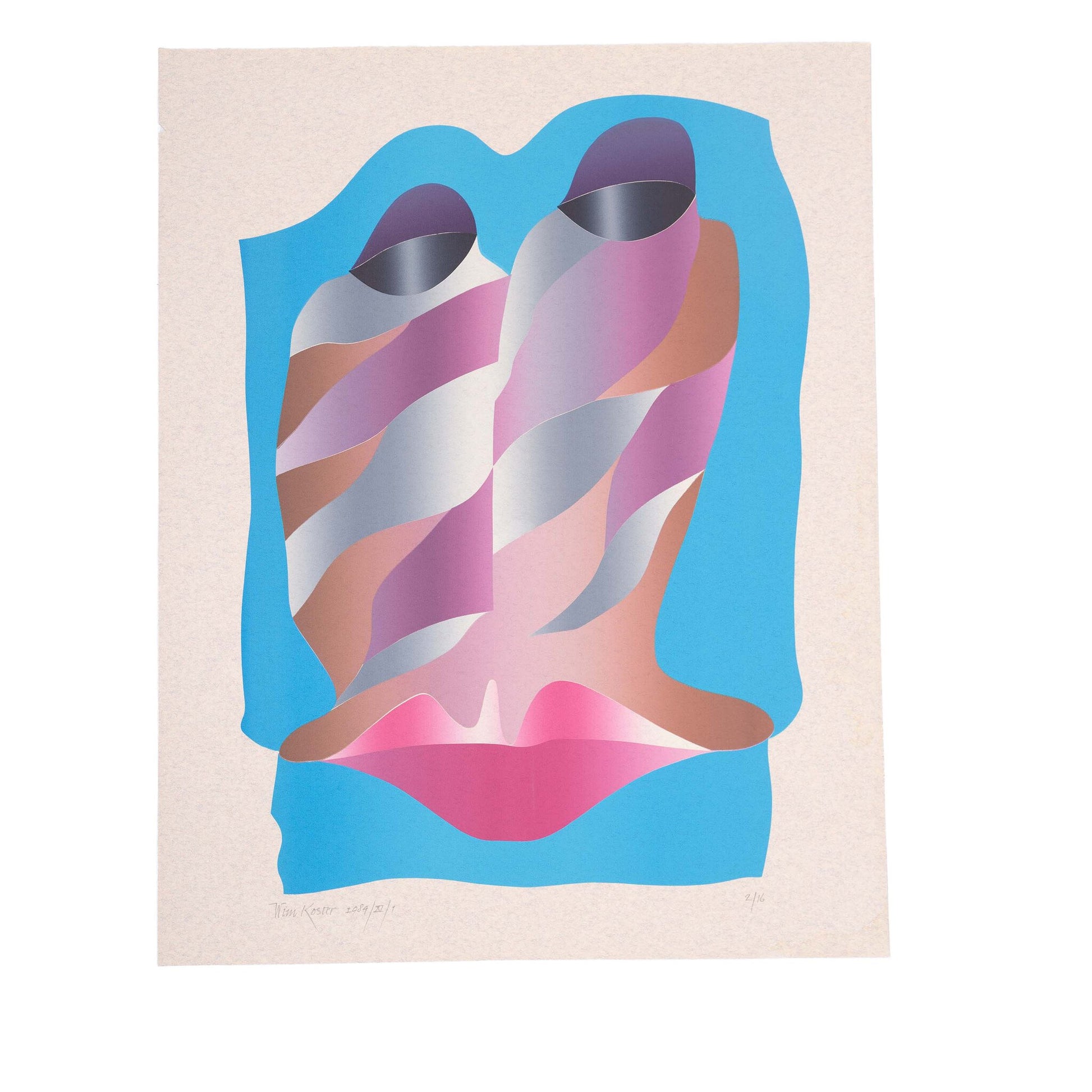 Wim Koster, 'Comp. nr.1', 1983; Zonder titel ('1984 / XI / 1'), 1984-2