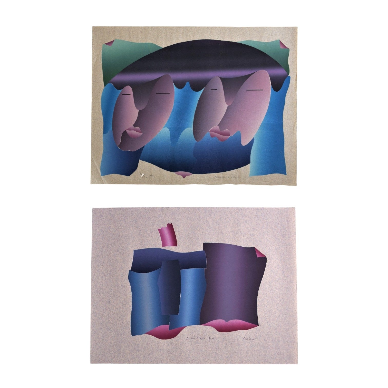 Wim Koster, 'Tussen twee werelden', 1980; 'Divorced', 1981