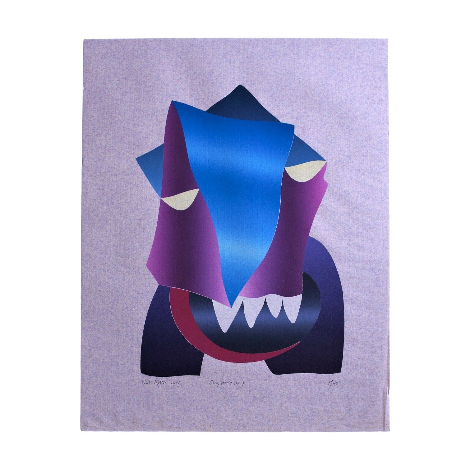 Wim Koster, 'Compositie nr.7', 1983; Zonder titel ('1984 / XI / 1'), 1984-2