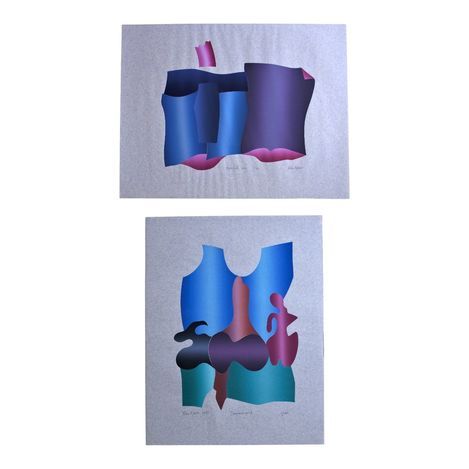 Wim Koster, 'Divorced', 1981; 'Compositie nr.8', 1983-1