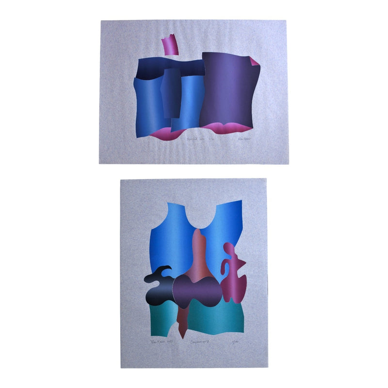 Wim Koster, 'Divorced', 1981; 'Compositie nr.8', 1983-zoom-