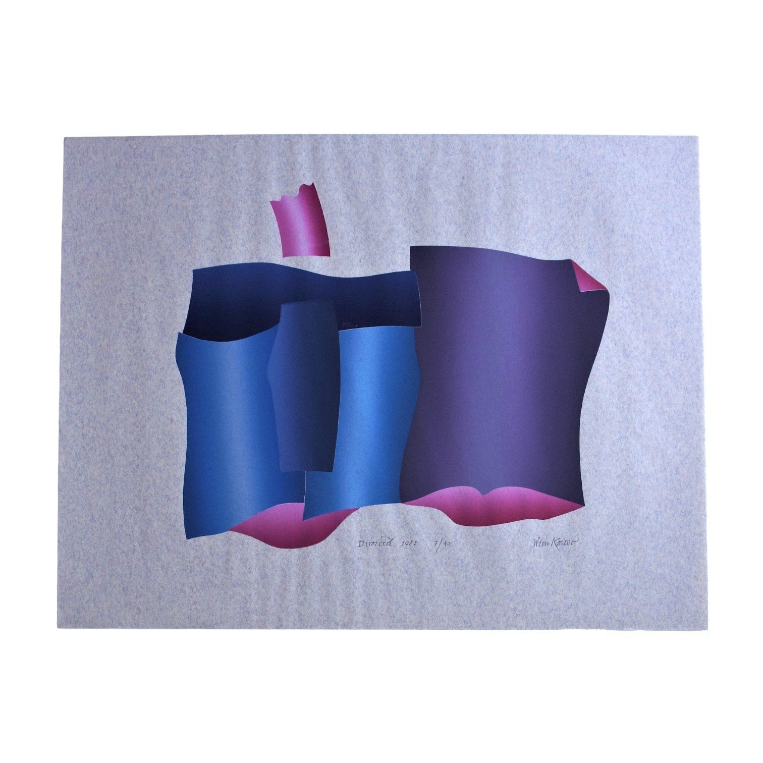 Wim Koster, 'Divorced', 1981; 'Compositie nr.8', 1983-zoom-2