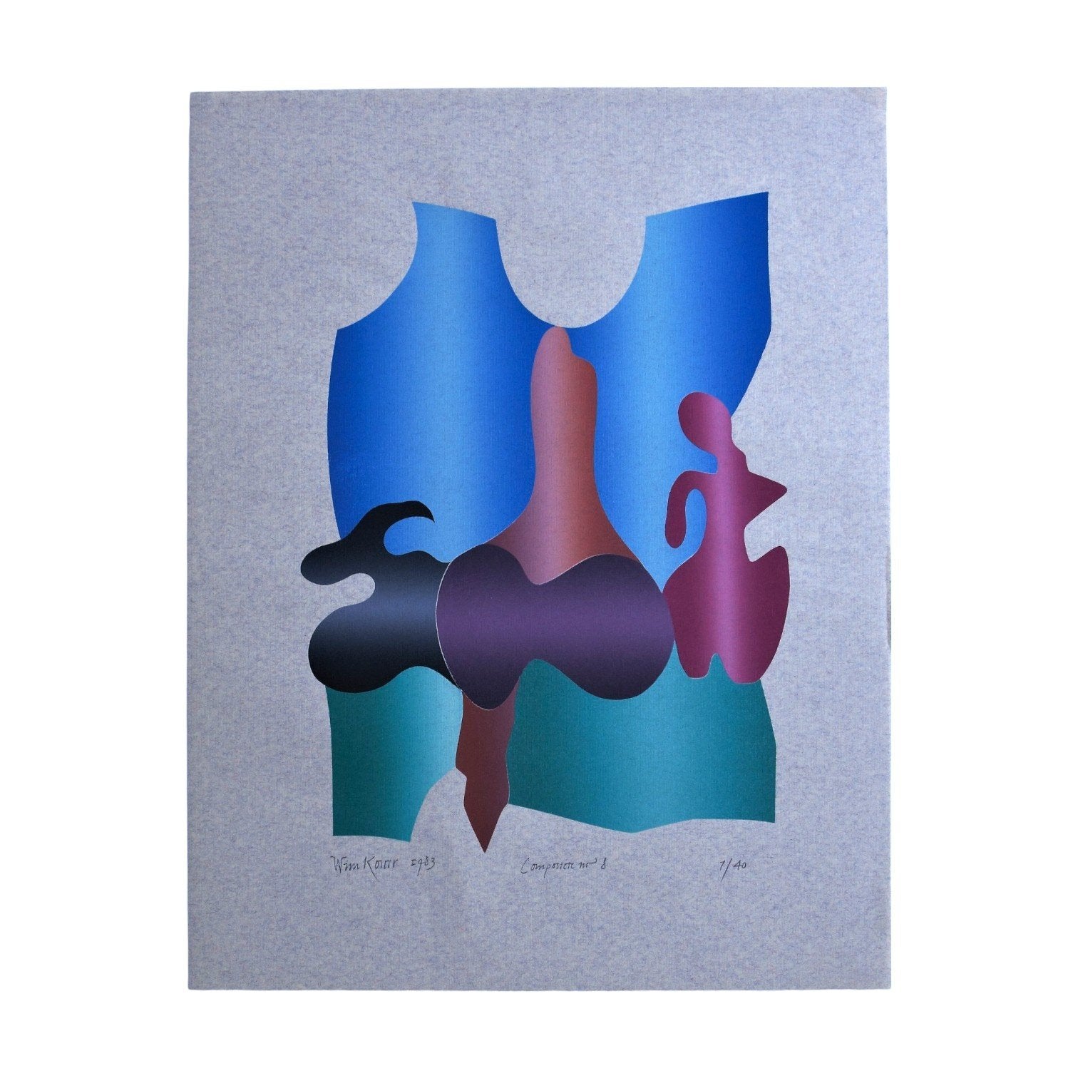 Wim Koster, 'Divorced', 1981; 'Compositie nr.8', 1983-3