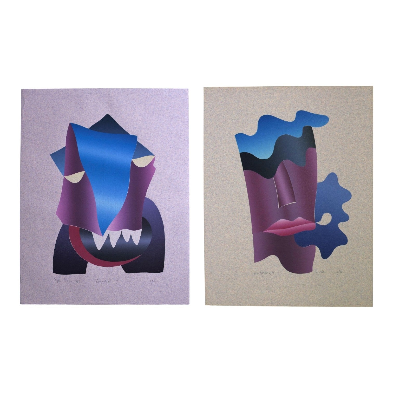Wim Koster, 'Compositie nr.7', 1983; 'De Man', 1984-zoom-1