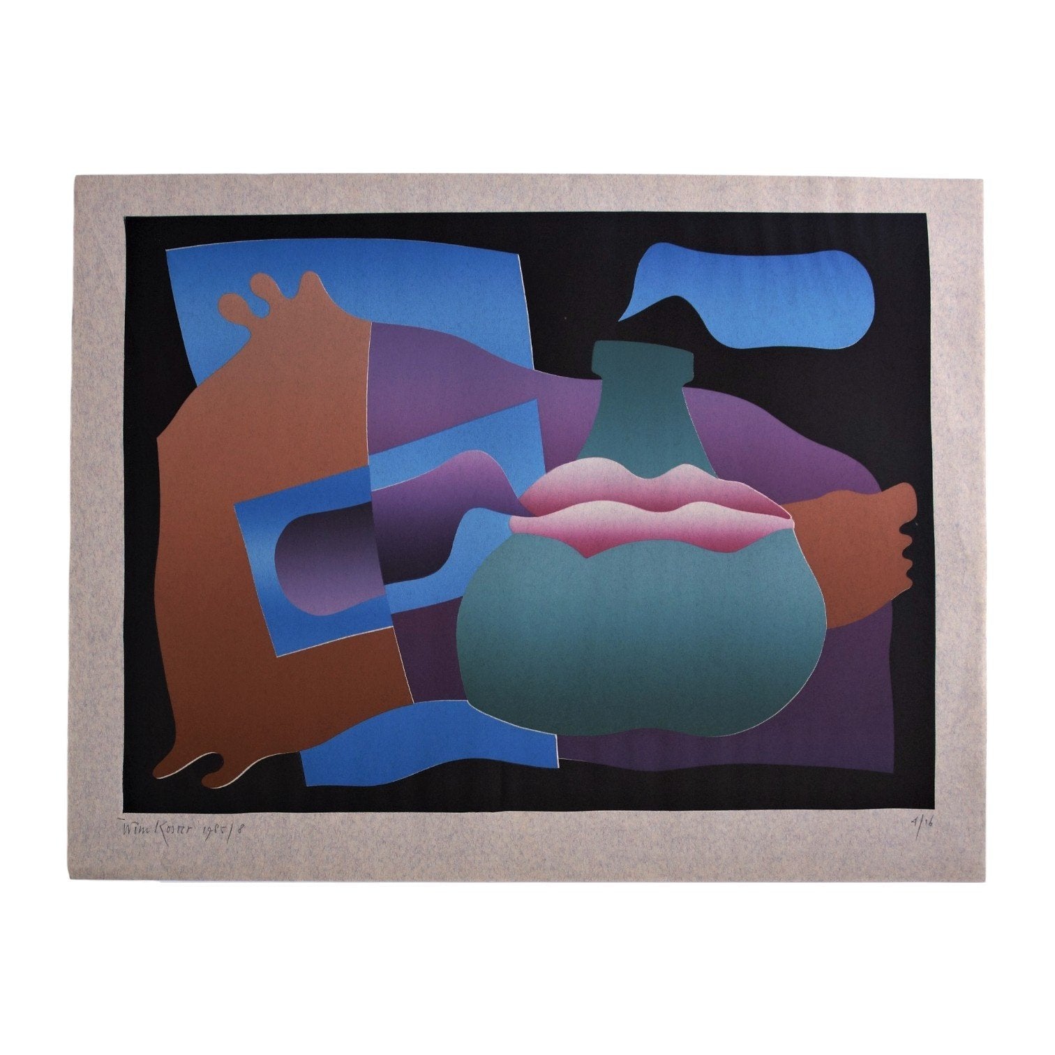 Wim Koster, 'Compositie 1985 / 5', 1985; Zonder titel ('1985 / 8'), 1985