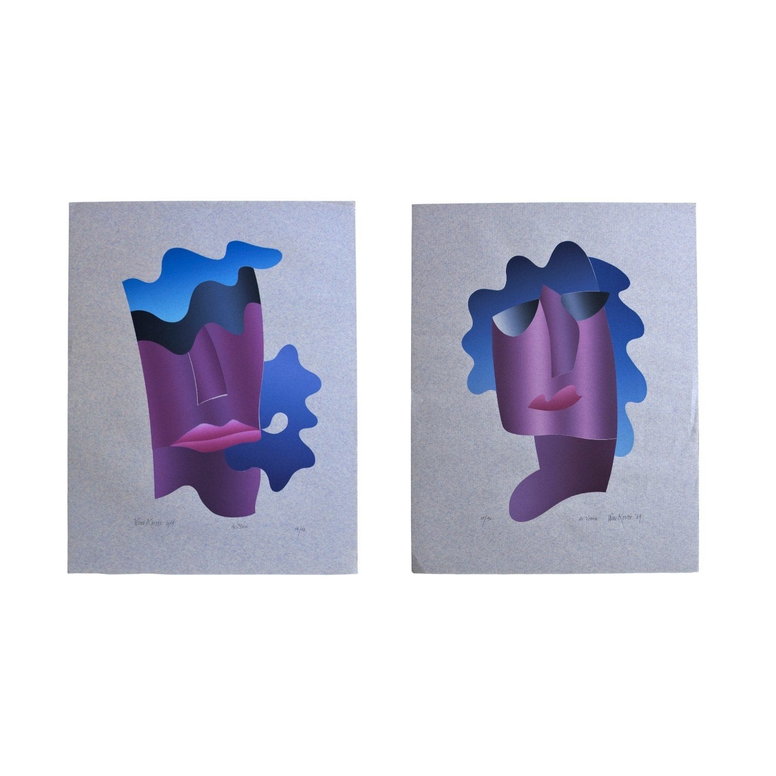Wim Koster, 'De Vrouw', 1984; 'De Man', 1984-1