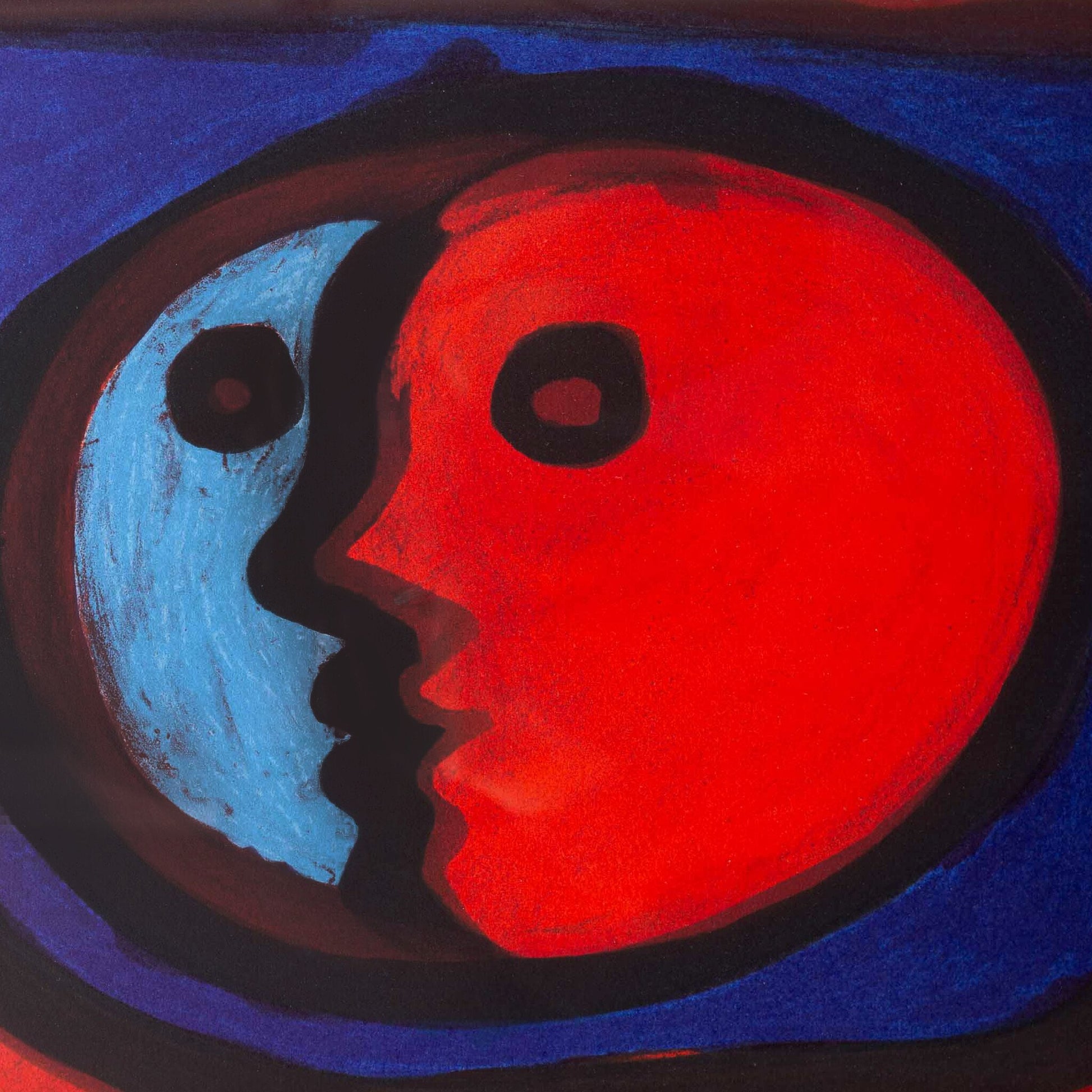Corneille, 'L'Oiseau à la lune souriante', 2009-2
