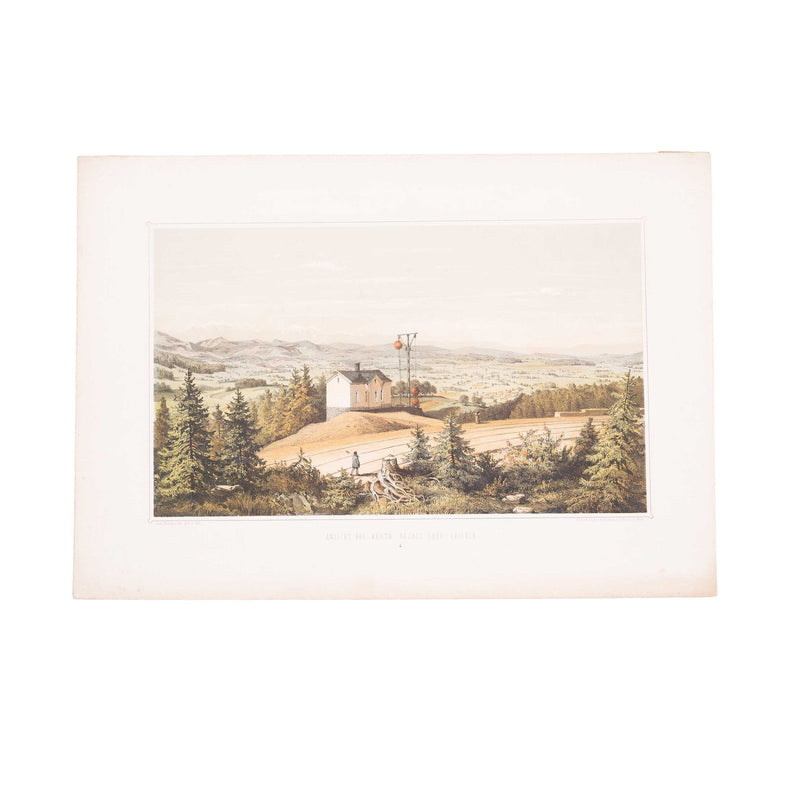 Prent 'Ansicht bei Werth nächst Ober-Laibach', 1857-zoom-