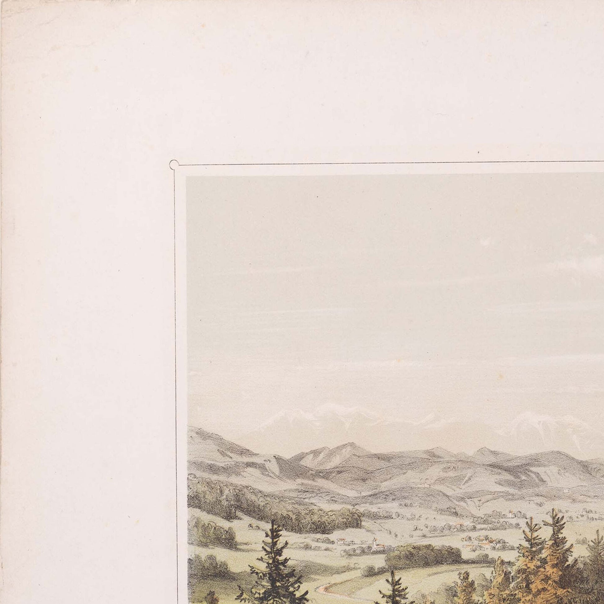 Prent 'Ansicht bei Werth nächst Ober-Laibach', 1857-6
