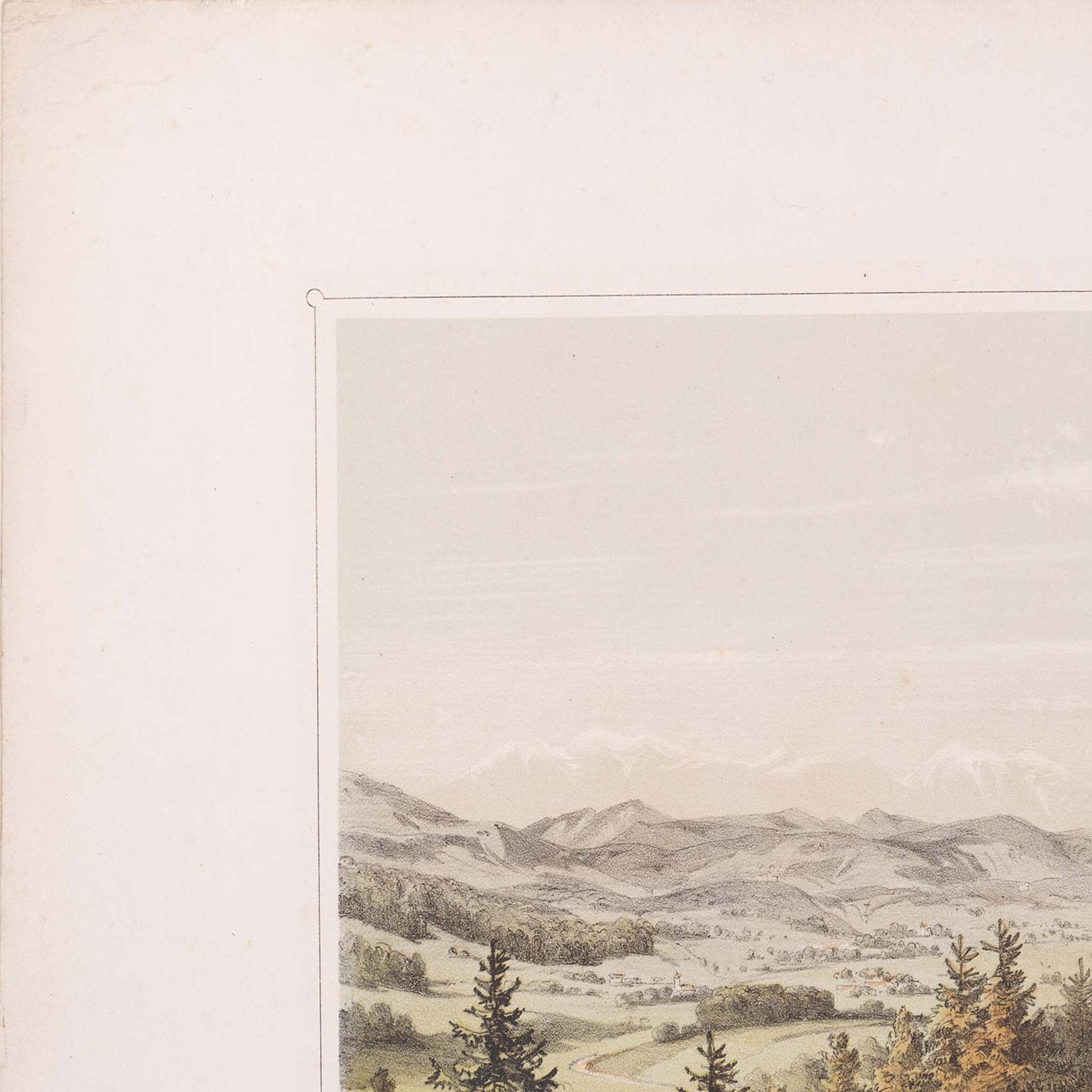 Prent 'Ansicht bei Werth nächst Ober-Laibach', 1857-zoom-6