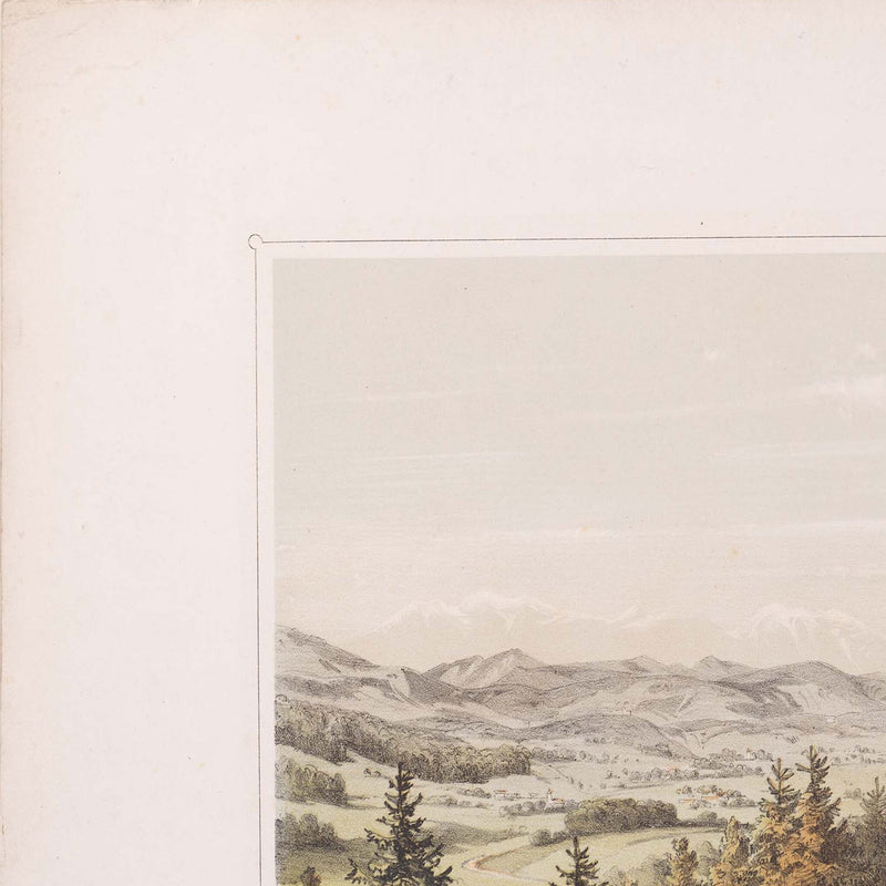 Prent 'Ansicht bei Werth nächst Ober-Laibach', 1857-zoom-
