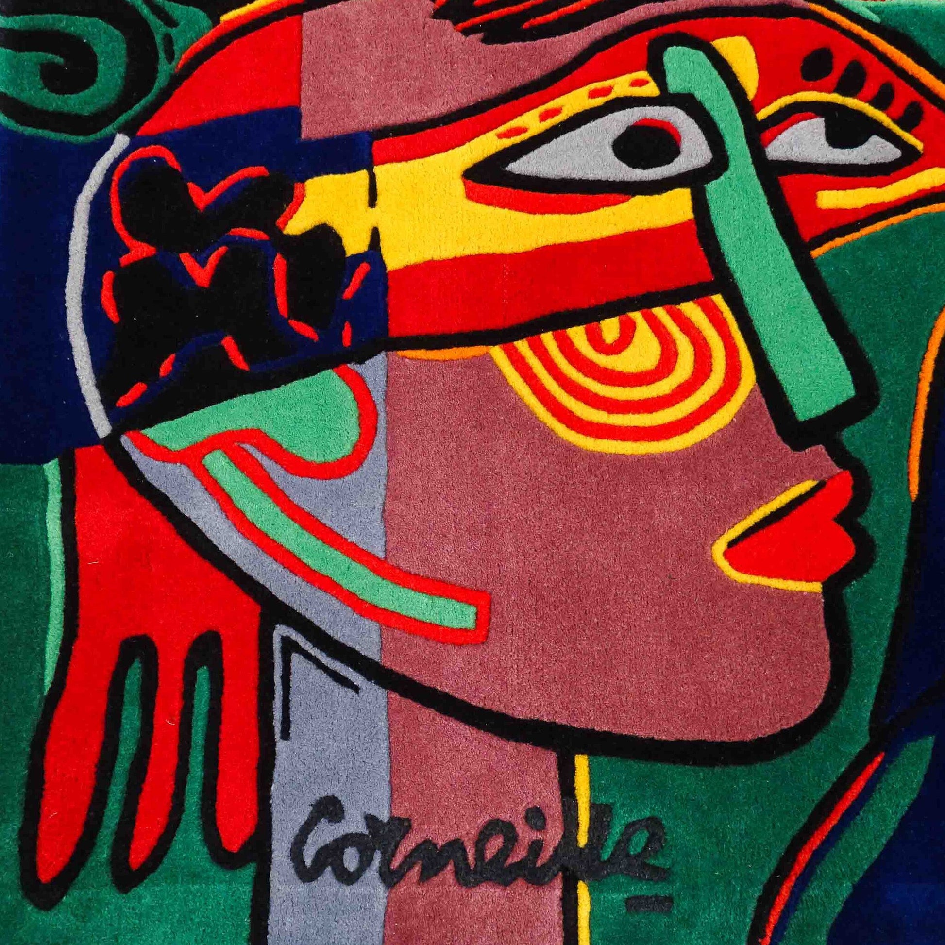 Corneille, Tapijt 'Le chien bleu', 2008-2