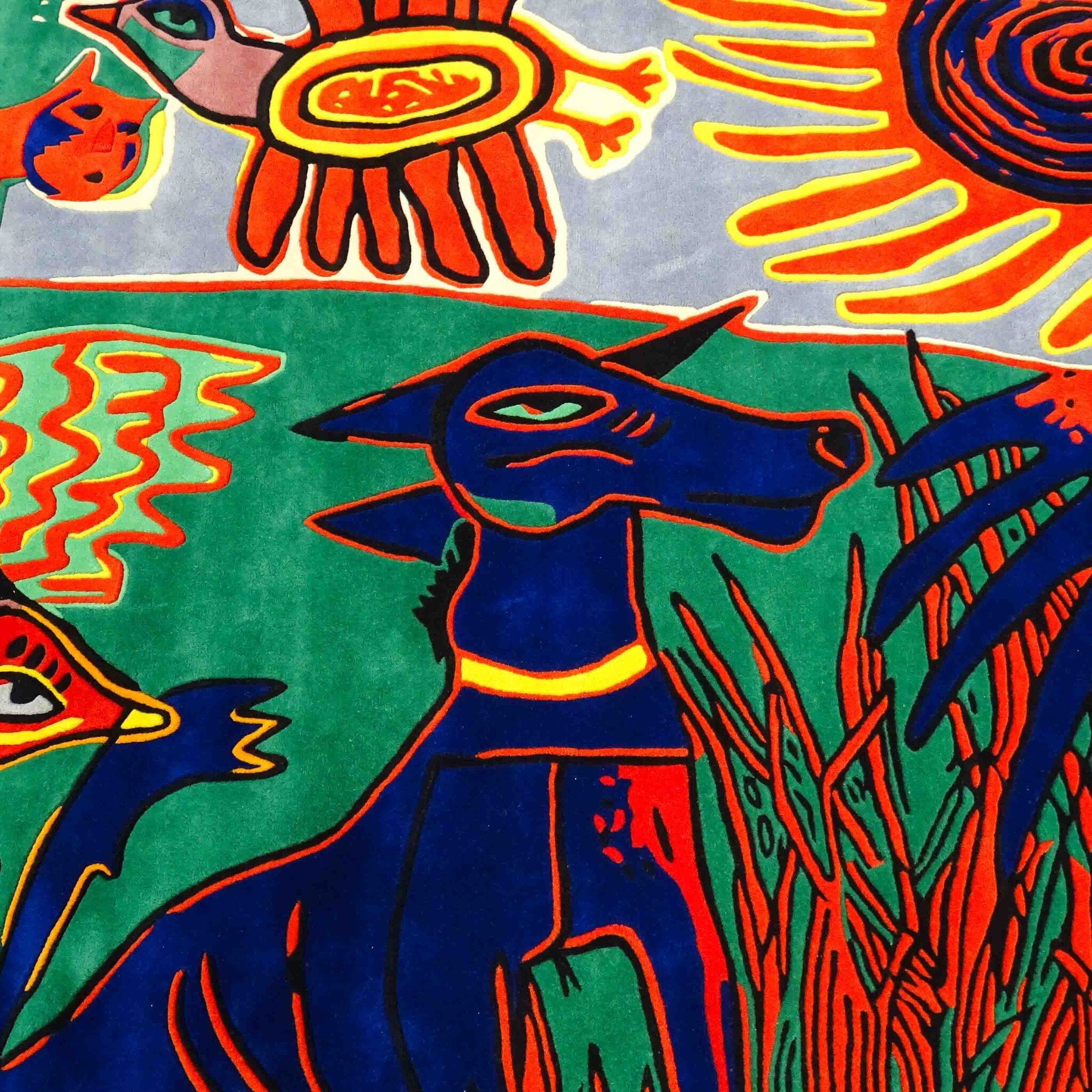 Corneille, Tapijt 'Le chien bleu', 2008-zoom-3