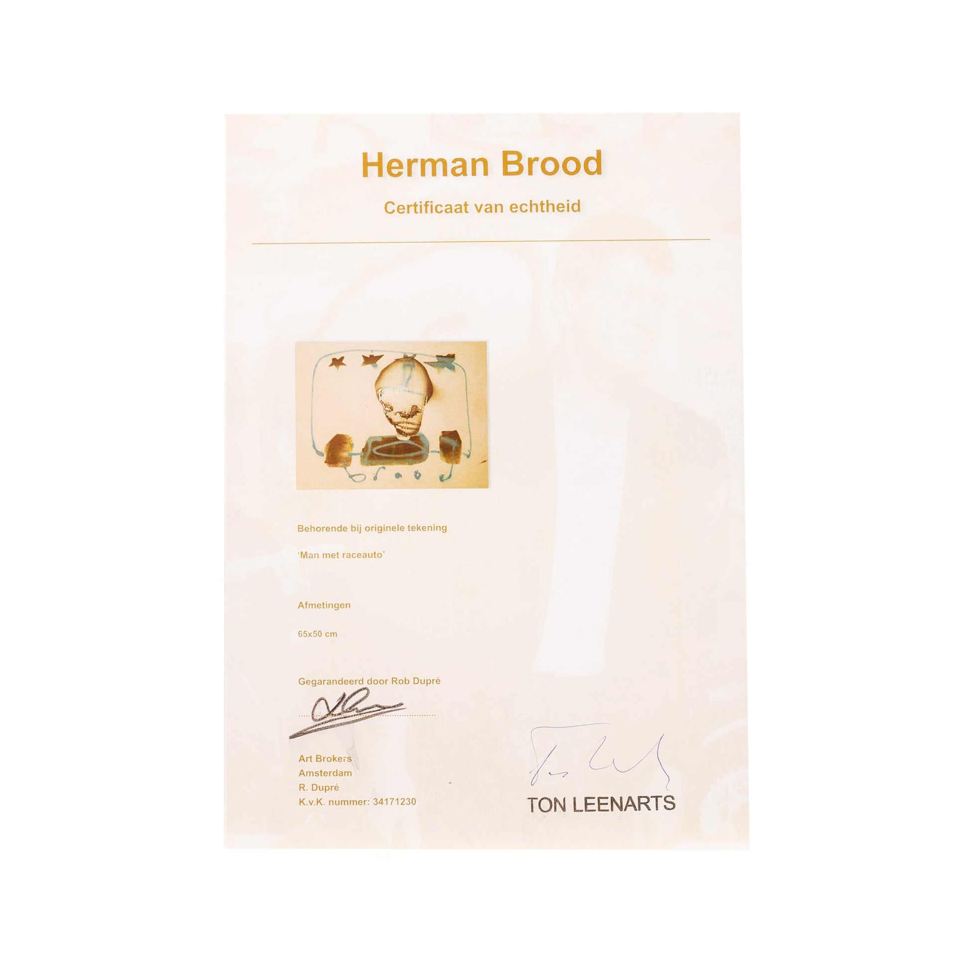 Herman Brood, 'Man met raceauto'-7