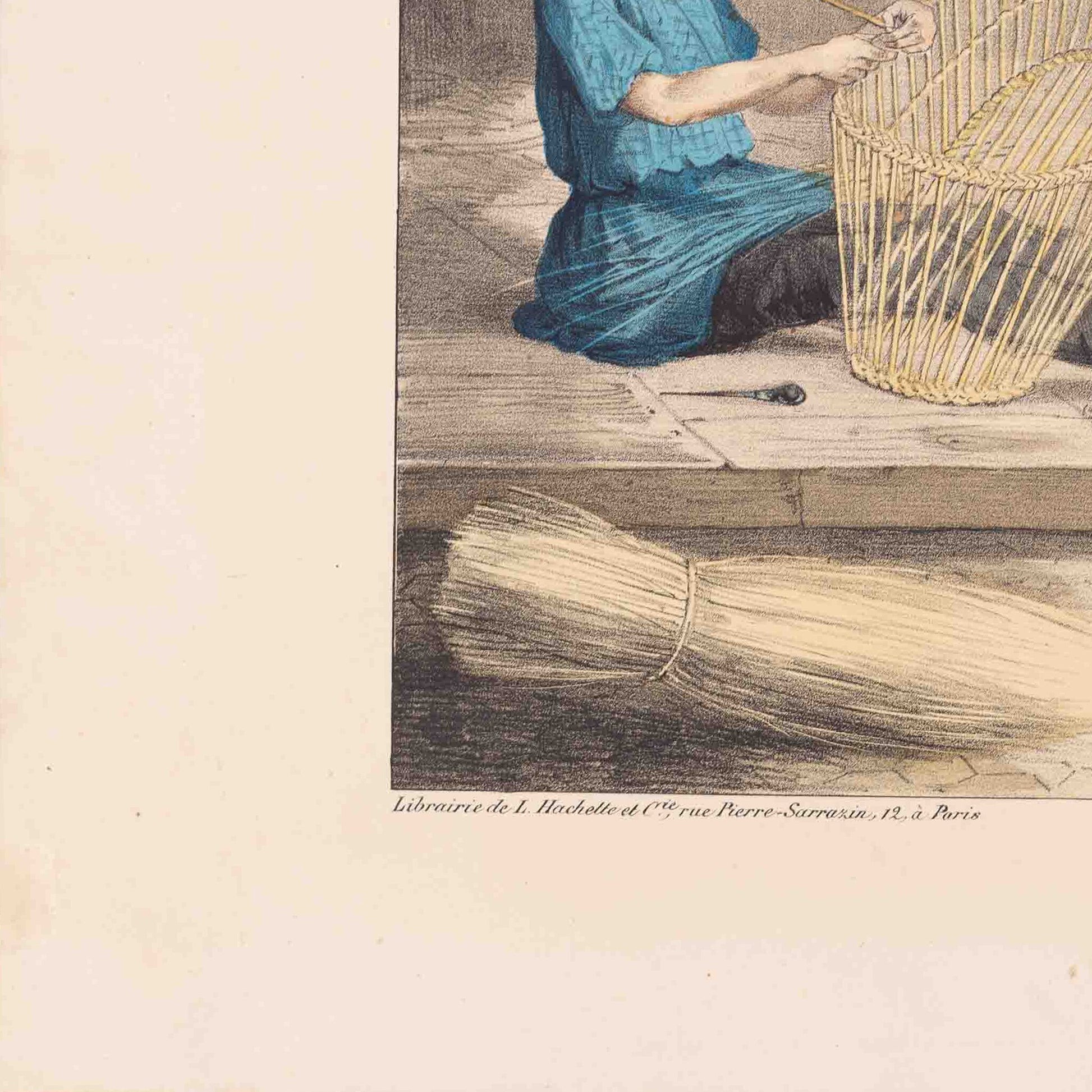 Prent 'Le vannier', ca. 1840-3